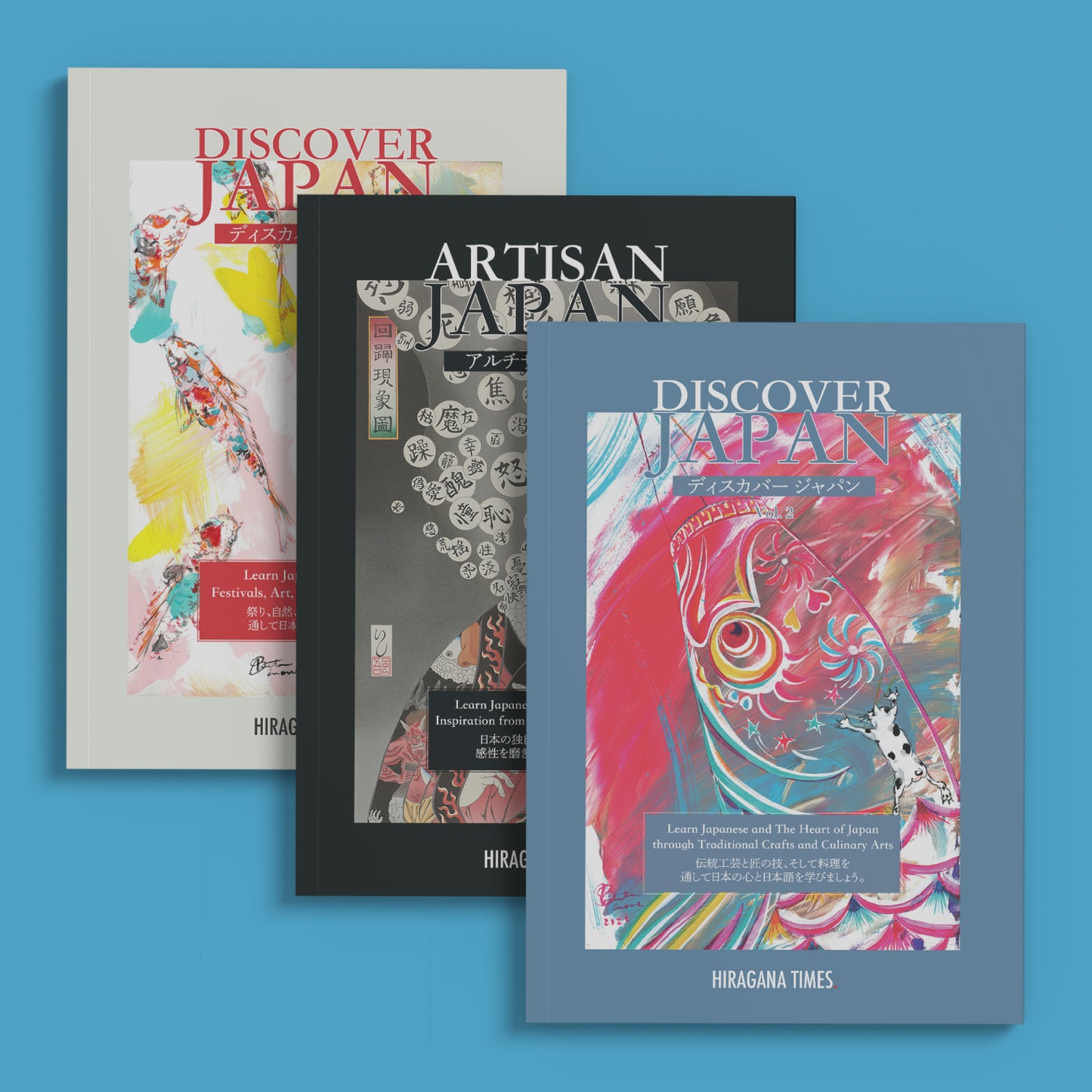 Discover Japan Trilogy Learning Set - Unveiling the Beauty of Japan Through Culture, Language, and Artistry